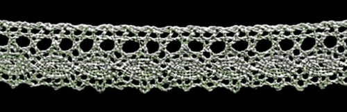  0003F лён кружево вязанное 18мм (намотка 20 ярдов = 18,3 метров)  ТриКатушки