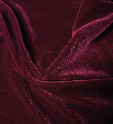  Ткань 3001 Бархат стрейч, ш.150см., №109  ТриКатушки