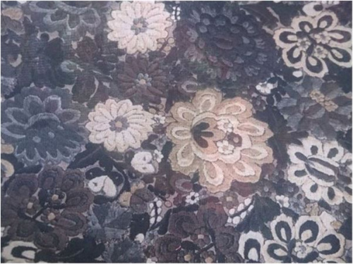  Ткань Шифон ПРИНТ ш.150см.,2010 цвет №76  ТриКатушки