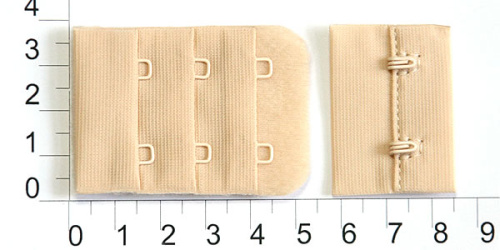  3/4 3х2 бежевый Застежки-крючки (упаковка 100 штук)  ТриКатушки