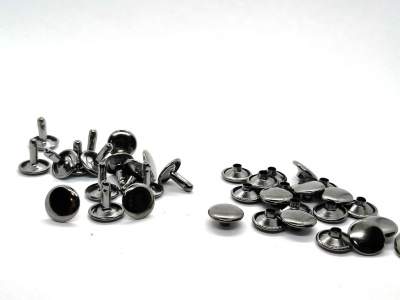  Хольнитены двухсторонние 11 мм №123 Черный Никель(уп.2000шт.) Tals  ТриКатушки