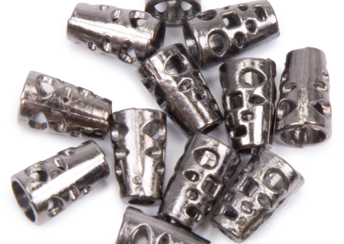  Наконечник для шнура (Колокольчик) арт. L6 цв.Черный Никель (уп.50/1000шт)  ТриКатушки