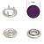 Кнопка рубашечная  (закрытая) 9,5 мм - эмаль 175/1440 шт., цв. фиолетовый