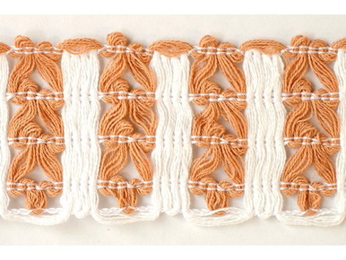  610- 3KJ тесьма декоративная ширина 50мм (упаковка 20 ярдов = 18,3 метра)  ТриКатушки