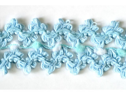  608- 6KJ тесьма декоративная ширина 45мм (упаковка 20 ярдов = 18,3 метра)  ТриКатушки