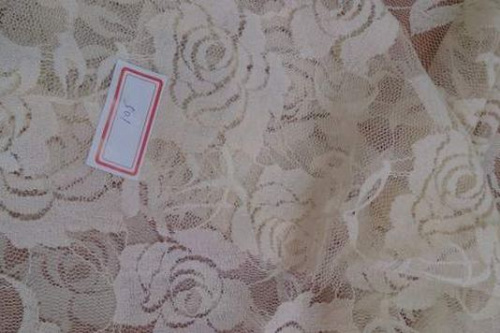  Гипюр стрейч 5008 ш.150см.,пл.130г/м., №501 светло-бежевый (экрю)  ТриКатушки