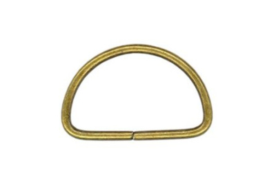 Полукольцо металлическое 10мм цв. антик (уп.1000шт.)