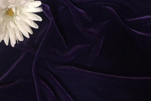  Ткань 3001 Бархат стрейч, ш.150см., №306  ТриКатушки