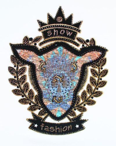  Термотрансфер аппликация многослойная арт.№02, 28см*22см  ТриКатушки