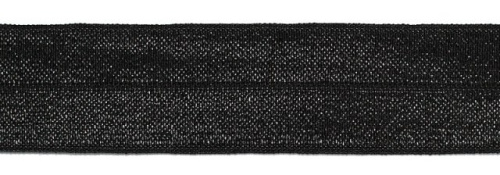  6245-25 черный резинка бельевая 25мм (намотка 144 ярда = 131,7 метра)  ТриКатушки