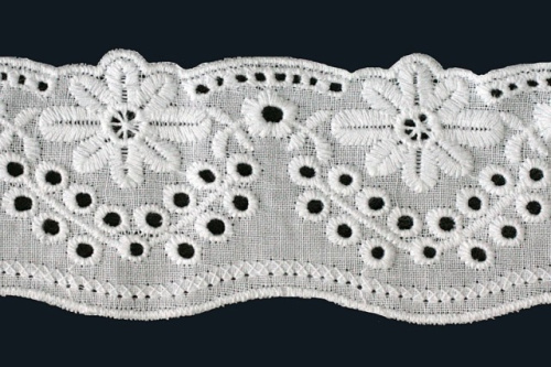  2065 белый Шитье 100% ХБ 45мм (намотка 15 ярдов = 13,7 метра)  ТриКатушки