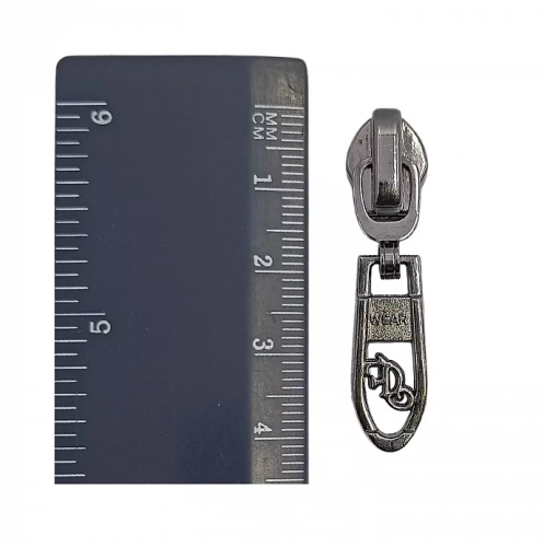  Бегунок для витой Т7, декор., N3, чёрн.никель, (уп.1000 шт.)  ТриКатушки