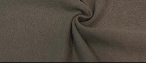  Ткань Футер 3-х нитка г/к с начесом 320гр.кв.м, 67% Хб+33% ПЭ, пенье, цв. Мокко  ТриКатушки