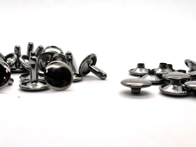  Хольнитены двухсторонние 11 мм №123 Черный Никель(уп.2000шт.) Tals  ТриКатушки