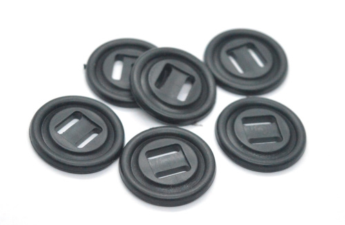  Пуговицы Канада 55551 28 мм (уп.500 шт.) ПП цв.Черный  ТриКатушки