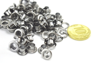  Люверсы №3 5мм нерж. Черный Никель (уп 5000шт) NEW STAR  ТриКатушки