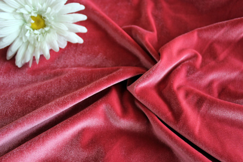  Ткань 3005 Бархат стрейч, ш.150см., №209  ТриКатушки