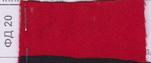  Ткань Футер 2-х нит. с лайкрой петля (ринг) цв. 20 красный  ТриКатушки