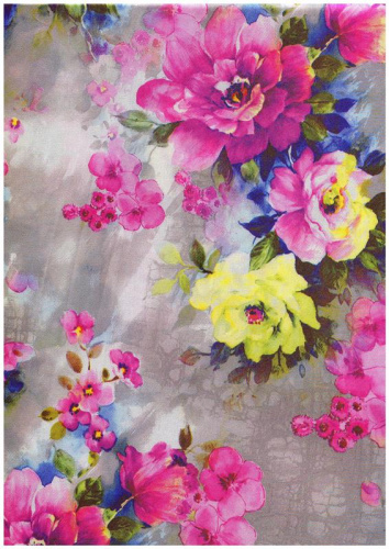  Ткань 2058 Шифон принт №2  ТриКатушки