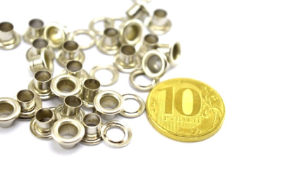  Люверсы №2 4мм нерж. Никель (уп 5000шт) NEW STAR  ТриКатушки