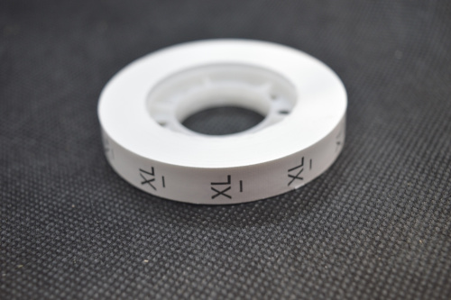  Размерник цв. белый XL (рул. 1000шт.)  ТриКатушки