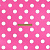Ткань Кашибо горох 4,2см розовый/белый арт. 5053