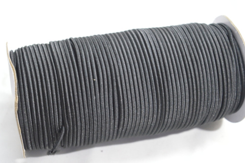 Резинка шляпная 2,5 мм №312 т.серый (уп. 5 ± 0,5 м)"ProKnopka"  ТриКатушки
