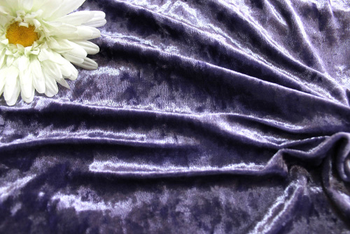  Ткань 3002 Бархат стрейч крэш, ш.160см, цв. 304  ТриКатушки