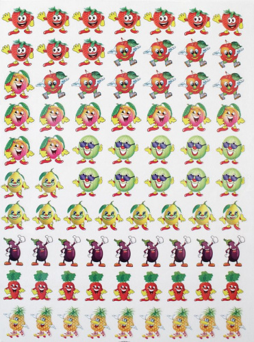  Термотрансфер аппликация 45см*60см HS1201W20321-77 (лист 77 штук)  ТриКатушки