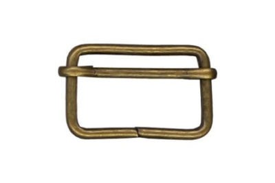  Пряжка регулировочная 40 мм цв. Антик  (фас.10/100/500/1000шт.)  ТриКатушки