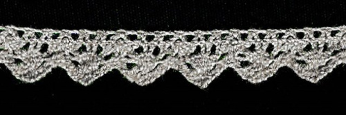  0095F лён кружево вязанное 09мм (намотка 20 ярдов = 18,3 метров)  ТриКатушки
