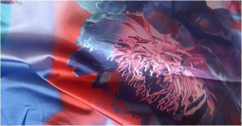  Атлас стрейч принт 2011, цв.90  ТриКатушки