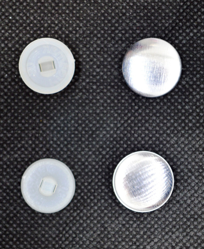  Заготовки для обтяжки пуговиц №30-19 мм белые(уп.20шт) "Proknopka"  ТриКатушки