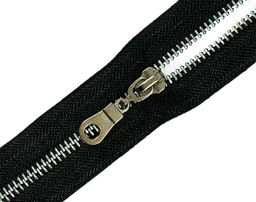  Молния Металл Т5 100 см №322 ник, (уп.50)  ТриКатушки