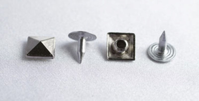  006-F черный никель Хольнитены декоративные "металл" 8мм (упаковка 500 штук)  ТриКатушки