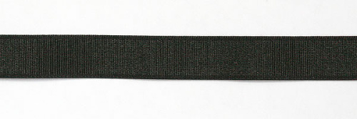  4003 черный Резинка для брителей 12мм (упаковка 50 метров)  ТриКатушки