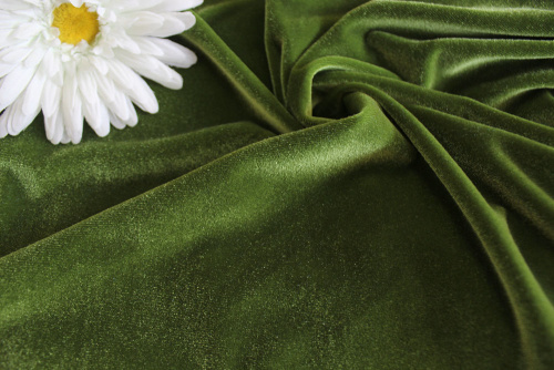  Ткань 3005 Бархат стрейч, ш.150см., №603  ТриКатушки