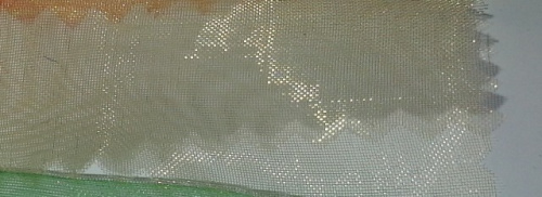  Ткань 5005 Органза цв. 515 бежевый светлый  ТриКатушки