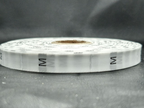  Размерник жаккард ,белый M (рул 1000шт)  ТриКатушки