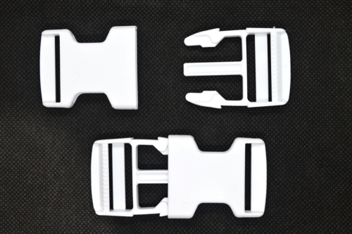  Фастекс (защелка трезубец) F330 ш.30 мм ПП цв.Белый (уп.10 шт.)  ТриКатушки