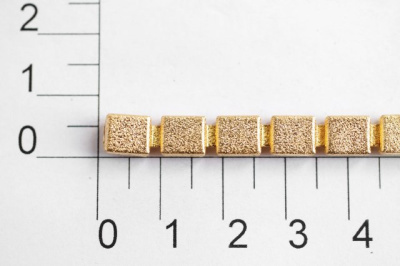  UX 0001СI цепь металл цв. gold (упаковка 10 метров)  ТриКатушки