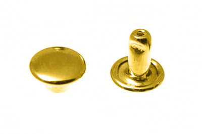  Хольнитены двухсторонние 7*7 цв. Золото (упак.100 шт.) "Proknopka"  ТриКатушки