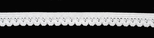  Резинка бельевая 5637 цв. белый 10мм (намотка 144 ярда = 131,7 метра)  ТриКатушки