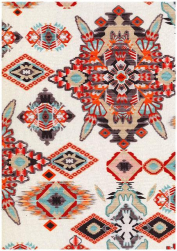  Ткань габардин принт арт.1010 цв.161  ТриКатушки