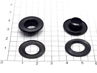  Люверсы №24 9мм НЕРЖ оксид (уп 50 шт) "Proknopka"  ТриКатушки