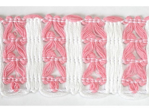  610- 1KJ тесьма декоративная ширина 50мм (упаковка 20 ярдов = 18,3 метра)  ТриКатушки