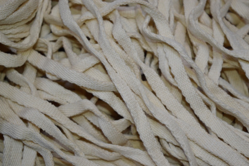  Шнур ХБ плоский 10мм №8510 (упак.100 метров) цв.суровый  ТриКатушки