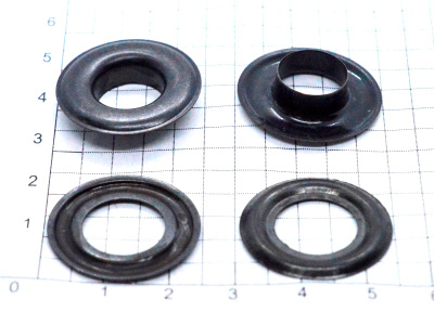  Люверсы №26 12мм сталь Оксид (уп 50 шт) "Proknopka"  ТриКатушки