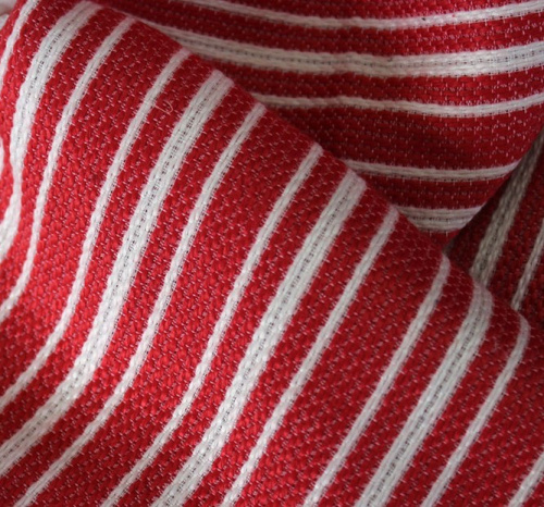  Ткань Костюмная 1099 под CHANEL полоска цв. 101  ТриКатушки