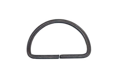  Полукольцо металлическое 10мм цв. оксид (уп.1000шт.)  ТриКатушки